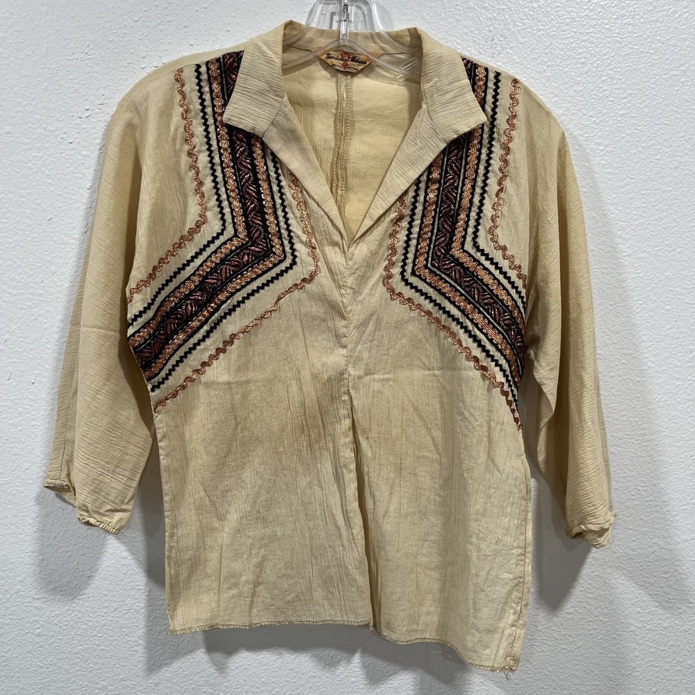 Rare Vintage Thunderbird Fashions Top Collared Shirt Prescott Arizona